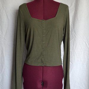 Wild Fable Cottagecore Square Neck Top